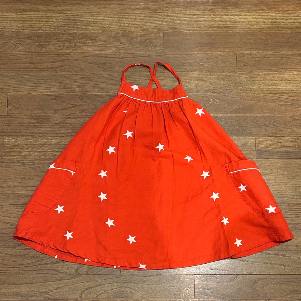 Red Starry Kids Dress